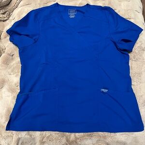 Cherokee Women's Royal Blue V-Neck Scrub Top